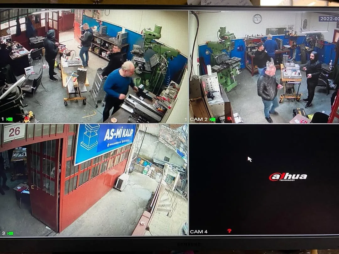 Üretim tesisi güvenlik sistemi uygulaması